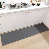 Waterproof Leather Kitchen Mat Non Slip for Standing Work Areas Gray