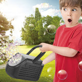 40 Holes Electric Bubble Machine Automatic Bubble Maker for Party Stage Wedding Black