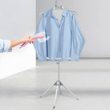 Foldable Garment Steamer Hanger Stand with Ironing Gloves with Storage Bag