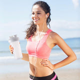 600ML Shaker Bottles Protein Mixes Shaker Bottle Shaker Cup White