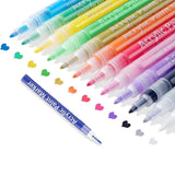 18 Colours Set DIY Nail Art Paint Pen Set Quick Drying Acrylic Paint Markers Nail Dotting Drawing Pens for Manicure