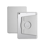 For iPad Rotating Case Smart 360 Degree Rotation Protective Stand Cover Gray