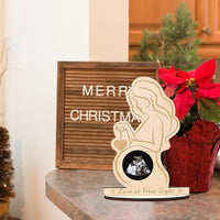 Pregnant Ultrasound Picture Frame Expecting Mom Sonogram Picture Frame Wood Color