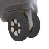 Set of 8Pcs Luggage Wheel Covers Silicone Suitcase Wheel Protectors Black