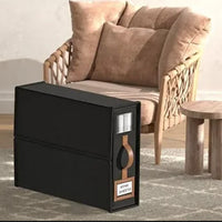 4Pcs Set Bed Sheet Organizers Bedding Storage Bags Black