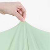 Summer Cooling Pillow Cases for Hot Sleeper Soft Breathable Absorbs Heat Solid Pillowcase Green