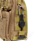 Retractable Key Chain Key Holder Belt Clip with Lanyard for Hiking & Travel
