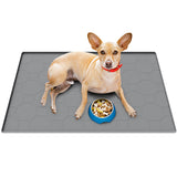 86x56cm Waterproof Silicone Cat Mat – Little Box Mat for Cats Grey