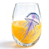Handcrafted Marine Animal Glass Cup 350ml Unique Sea Creature Glass for Bar Home Style 2