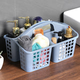 4 PCS Portable Shower Caddy with Handle for Bathroom Kitchen Blue