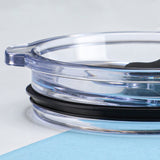 2 PCS Tumbler Replacement Lids for Coffee Mug Travel Cup Medium