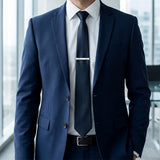 4 PCS Tie Clips for Men Metal Tie Pins with Storage Box