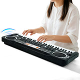 61-Key Electric Piano Keyboard for Beginners with Mic
