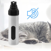 2-Mode Silent Pet Grooming Nail Grinder Rechargeable Dog Nail Trimmer