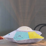 Kids Projection Night Light Plush Toy with Soothing Music for Better Sleep Style 1