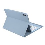 Bluetooth Touchpad with Detachable Magnetized Keyboard for Samsung Galaxy Tab A9 / A9 Plus Blue