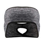 2Pcs Fleece Ear Warmer Headband with Ponytail Hole Running Headband Thermal Ear Muffs Style 2