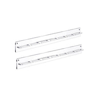 2 Pcs Eyeglasses Storage Rack Punch-free Wall Mounted Acrylic Sunglasses Holder Display Stand Transparent