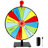 30cm Tabletop Prize Wheel Spinner with Stand for Games and Carnivals Style 2