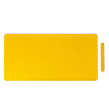 Large PU Leather Gaming Keyboard Mouse Pad Mat for Office Home Lemon Yellow