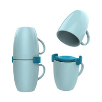 6Pcs Mug Organizers Cup Stackers Holders Blue