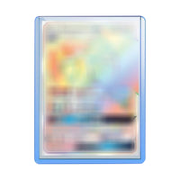 100PCS Card Sleeves Toploaders – Hard Plastic Trading Card Protectors Case
