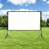 Projector Screen with Stand Portable Projector Screen Outdoor Indoor with Carry Bag