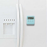 Digital Kitchen Timer with Large Display 99 Hour Countdown Count Up Timer with Retractable Stand for Cooking Classroom Workout Blue