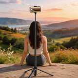 1.7m Bluetooth Universal Phone Stand Phone Tripod for Travel Video Live Streaming