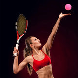 3Pcs Pink Practice Tennis Balls High Bounce Training Playing Tennis Balls for Beginners