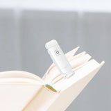 USB Rechargeable Clip On LED Book Light for Bed Night Reading White