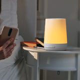 App Control White Noise Sound Machine with Adjustable Night Light 34 Sounds Trainer Alarm Clock