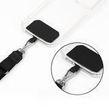 Anti-lost Mobile Phone Lanyard Set Universal  Crossbody Hanging Strap Rope Black