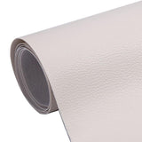 50x500cm Leather Repair Patch Tape Kit Self Adhesive Leather Repair for Furniture Sofa Cream White