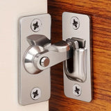 4PCS Stainless Steel Corner Door Lock 90-Degree