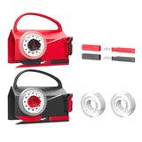 2-Pack Wrapping Paper Cutter & Tape Dispenser – Dual-Use for Holiday Gift Wrap