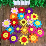 40Pcs Squares Polyester Felt Fabric Sheets For DIY Art Handcraft Mix Colour
