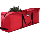 Christmas Tree Storage Bag for Artificial Tree Holiday Storage Red