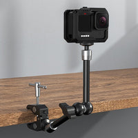 11 Inches Adjustable Articulating Arm  with Clamp for SLR Camera LCD Monitor
