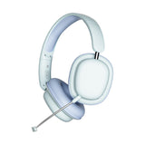 Wireless 5.3 Bluetooth Headphones Head-Worn Stereo Headset with Mic Blue