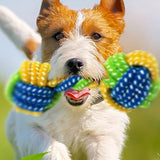 7Pcs Dog Rope Chew Toys – Durable Knot Balls for Puppies Training and Teething