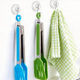 5PCS Clear Suction Cup Christmas Wreath Hooks for Window and Tile Decor