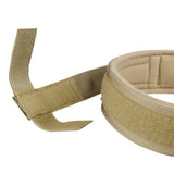 Heavy Duty Tactical Dog Collar Military Pet Collar With Metal Buckle Adjustable Khaki
