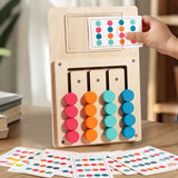 Color Matching Puzzle Toys Montessori Brain Teasers Board Game