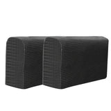 2PCS Universal Chair Arm Protector Covers for Furniture Black