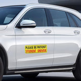 3PCS Student Driver Car Signs Please Be Patient