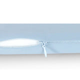 Soft Cooling Memory Foam Pillow Ultra Thin for Travel Home Office Light Blue
