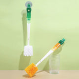 5 in 1 Water Bottle Cleaning Brush for Travel Lid Gap Detail Washer Brush
