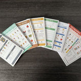 8 PCS Theme Pretend Play Notepads Imaginative Play Notebooks for Boys Girls
