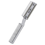 Two-Sided Pet Grooming Comb with Razor for Dog & Cat Fur Trimming
